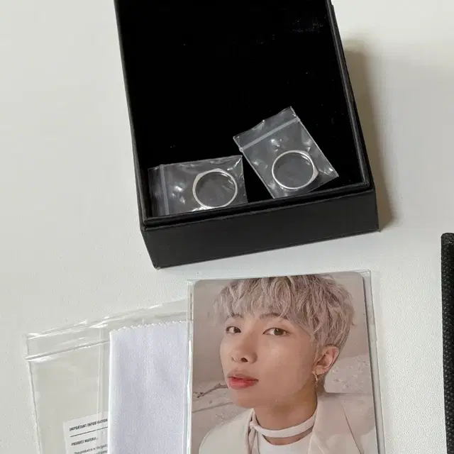 BTS 방탄 logo 로고 스픽콘 반지 풀구성