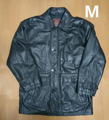 Ralph Eton 랄프 이튼 남성용 가죽 재킷 블랙 M