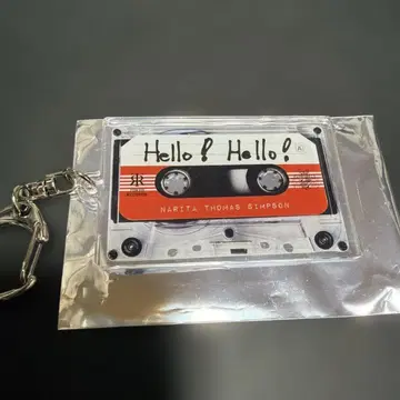 [미사용품] 나리타 쇼지 카세트 아크릴 키링 나리타 토마스 심슨