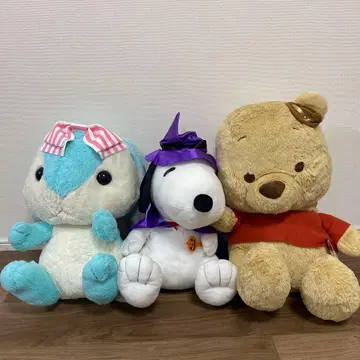 포테우사롯삐, 스누피, 푸우 BIG 봉제 인형 세트!