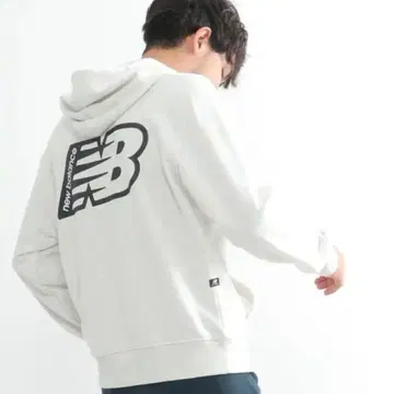 New Balance 로고 후드티