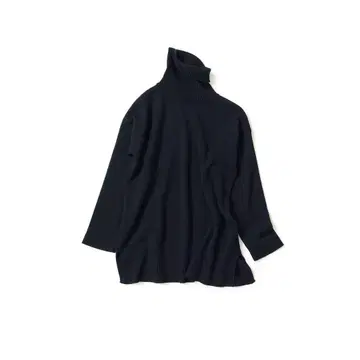 키쿠치 쿄코 K.K closet 블랙 터틀 니트