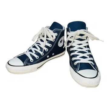 컨버스 하이컷 스니커즈 24.0cm 네이비 REACT 1CK560