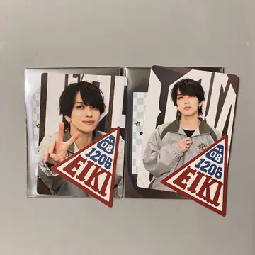 MAZZEL ROOM 포토 카드 스티커 세트 에이키 2장 세트