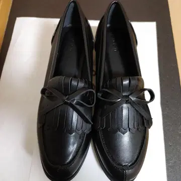 coen 블랙 프린지 로퍼