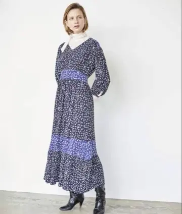 [ UNITED ARROWS ] 정가 3만 2천원 꽃무늬 맥시 원피스