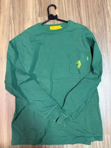 UNION 그린 긴팔 티셔츠