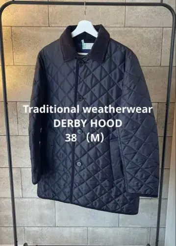 트래디셔널 웨더웨어 퀼팅 자켓 38 (M) 네이비