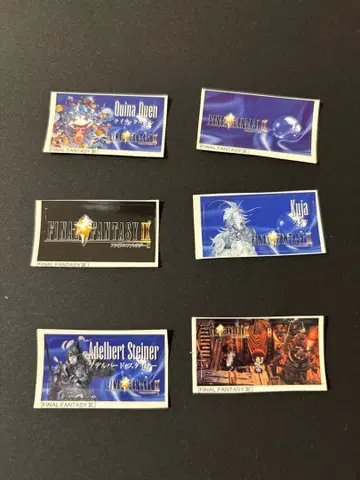 파이널 판타지 9 플레이스테이션 메모리 카드 씰 29장 세트
