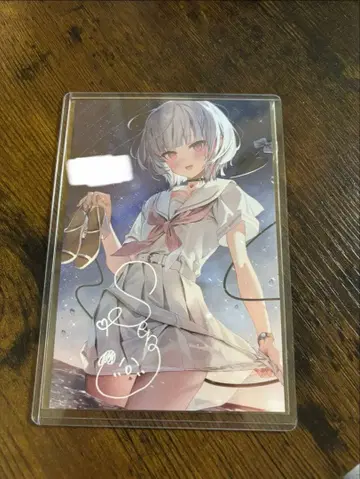 브이스포 소라즈미 세나 친필 사인 엽서