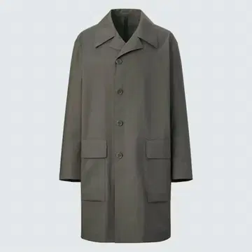 유니클로C 블록 테크 코트 올리브 S