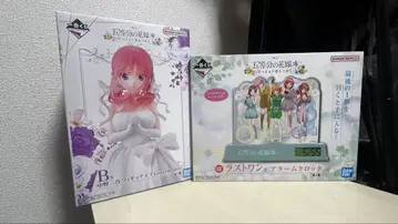 5등분의 신부 제일복권 B상 나카노 니노 라스트 원상 알람 락