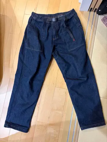 그라미치 스트레치 데님 루즈 테이퍼드 릿지 팬츠 클라이밍 팬츠