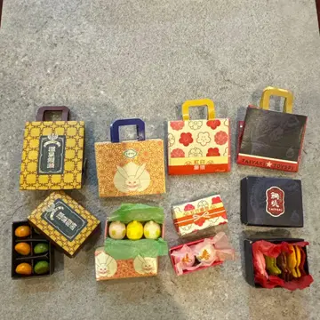 종이봉투 포함 기념품 만주 마스코트 4종 가챠