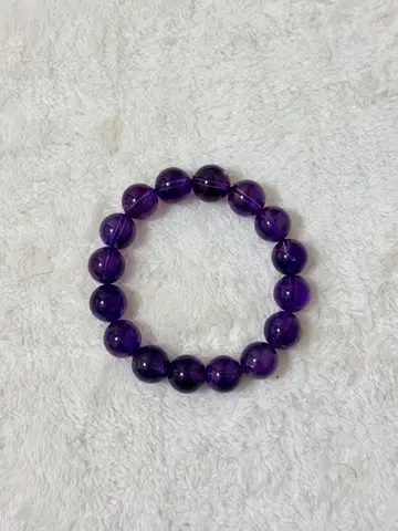 보라색 수정 팔찌