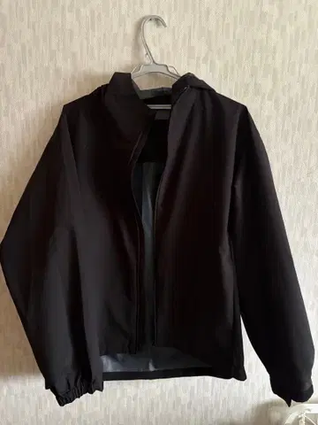 무인양품 발수 후드 자켓 블랙