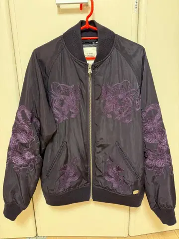 CRIMIE EMBROIDERY SOUVENIR JACKET 퍼플