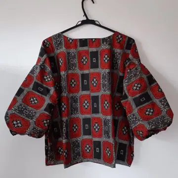 기모노 리메이크 블라우스