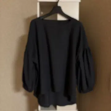 5부 소매 라운드넥 셔츠 (그레이)