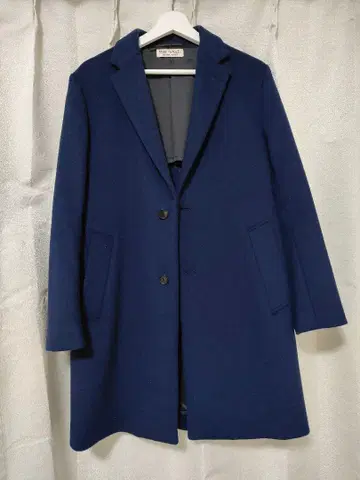 BEAUTY&YOUTH 솔리드 120s 멜톤 체스터 코트