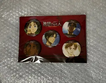 진격의 거인 엘렌 장면 사진 캔뱃지 5개 세트