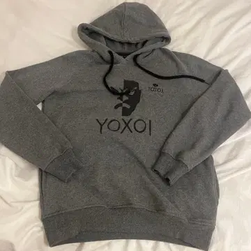 YOXOI 그레이 후드 부착 후드티