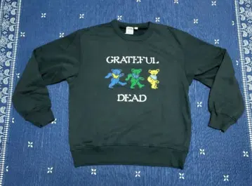 Grateful Dead 블랙 맨투맨 미사용품