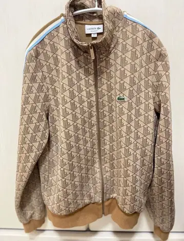 단종 초레어 LACOSTE 사이드 테이핑 모노그램 자카드 트랙 팬츠 단품