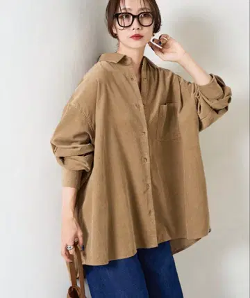 [ 미사용 새상품 ] FREAK'S STORE 코듀로이 오버 셔츠