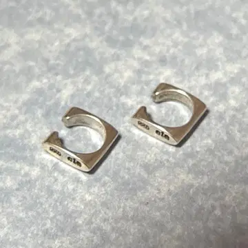 ete 실버 925 귀찌 스퀘어형