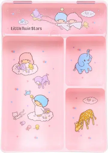 키키라라 뚜껑 포함 트레이 리틀트윈스타 주변 잡화