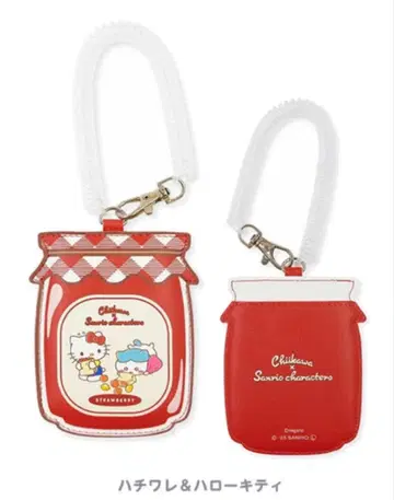 미사용 새상품 일본 한정판 치이카와 x 산리오 패스 케이스 카드 케이스