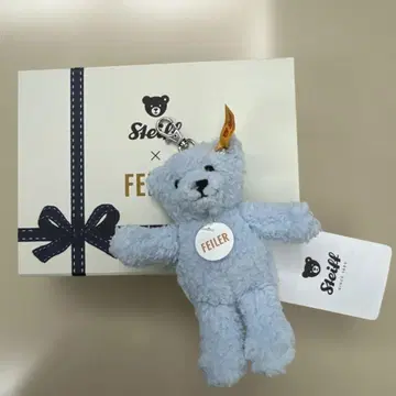 Steiff Feiler 테디베어 스카이블루 키링