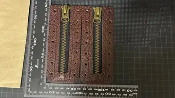 7홀용 지퍼 유닛 브라운 (주름)