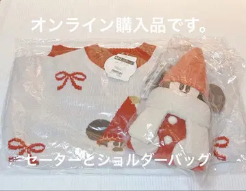 디즈니 크리스마스 2025 릴린린 스웨터 숄더백