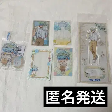 블루 록 플라워 크라운 꽃 왕관 히오리 양 아크릴 스탠드 크리카