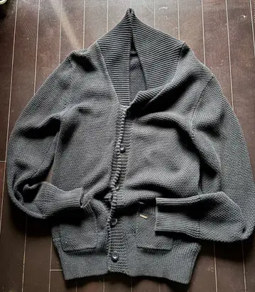 BLUE PORT 가디건 블랙