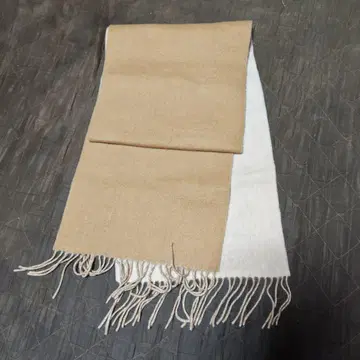 SHIPS 캐시미어 머플러 베이지 계열