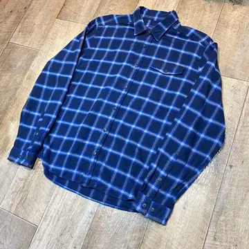 초고배색 patagonia ombre check shirt M