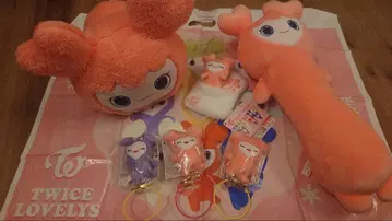 TWICE LOVELY 봉제 인형 키링 세트