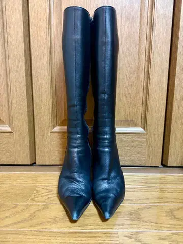 세븐투엘브서티 블랙 롱 부츠 23cm