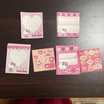 산리오 키티 미니 레터 2종