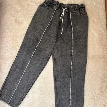 프린지 디자인 데님 팬츠 ( S 사이즈 )