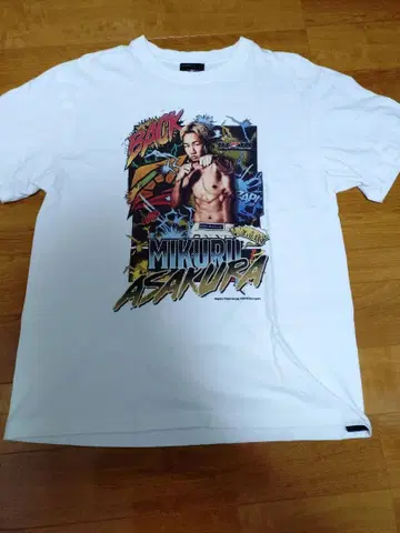 RIZIN 아사쿠라 미쿠루 부활 응원 S석 특전 T셔츠