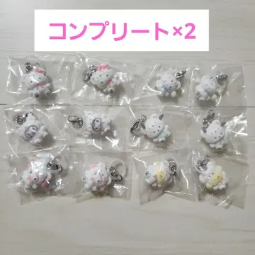 산리오 메지루시 액세서리 폭신폭신 스노우 컴플리트 x 2세트