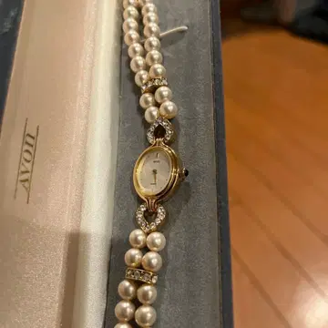 AVON 엘레강트 펄 팔찌 시계