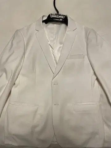 화이트 정장 자켓 베스트 세트