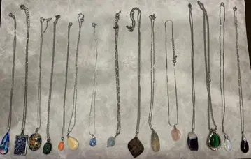 액세서리 묶음 판매 목걸이 실버