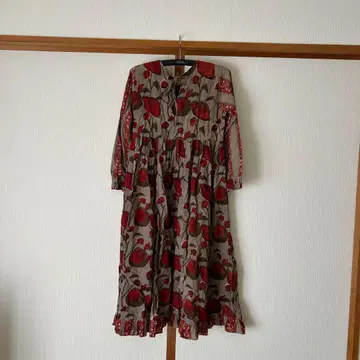 인도 면 롱 원피스