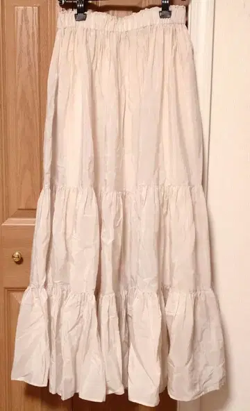 ANAYI 라이트론 캉캉 스커트 아이보리